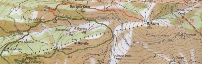 mappa padrio